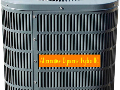 Air Conditioner with ADH Solar name on it