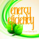 A large photo with the words Energy Efficiency